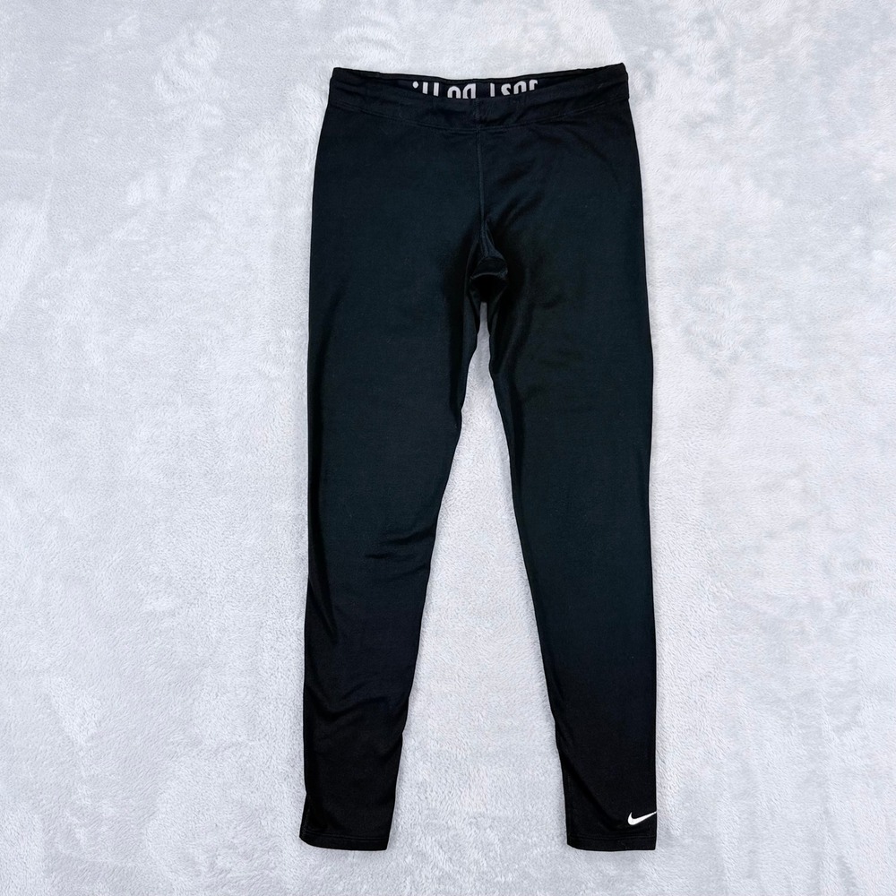 Nike Pro Combat Therma-FIT Leggings Women Medium Black Dri-FIT Tights Hyperwarm